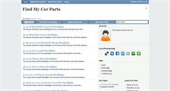 Desktop Screenshot of findmycarparts.com